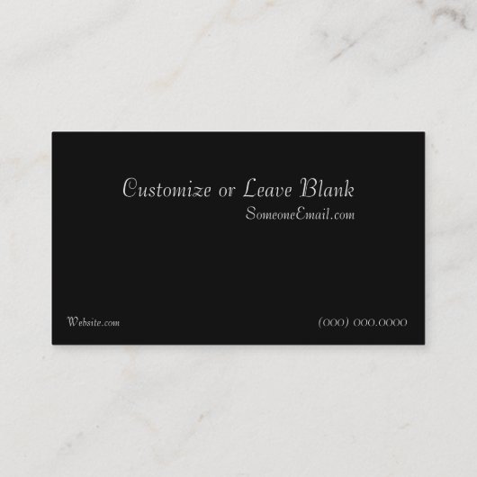 Levendige Cactus Planten Visitekaartje (Achterkant)