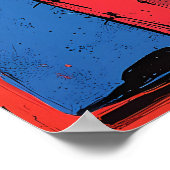 Levendige Cactus Pop Art Print voor een speelse to (Hoek)