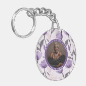 Levendige Cadeau-ideeën voor Mannen Tulp Bloem Sleutelhanger (Voorkant Links)