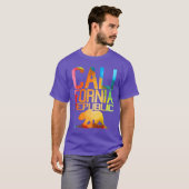 Levendige California Republiek Beer T-shirt (Voorkant volledig)