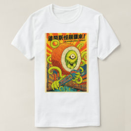 Levendige California Roll Terror Monster Sushi Kai T-shirt
