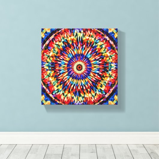 Levendige Canvas Muurkunst voor Mindful Spaces (Insitu (Houten vloer))