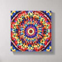 Levendige Canvas Muurkunst voor Mindful Spaces