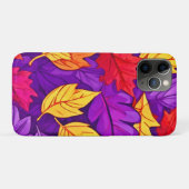 Levendige Cartoon bladeren: Paarse, geel, rood Case-Mate iPhone Case (Achterkant (horizontaal))
