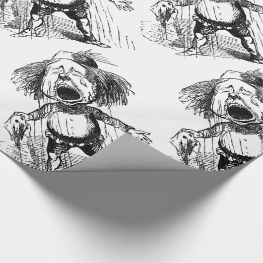 Levendige Cartoon-trektranen van luidop Cadeaupapier (Hoek)