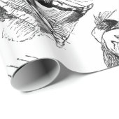 Levendige Cartoon-trektranen van luidop Cadeaupapier (Rol Hoek)