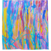 levendige cascade douchegordijn (Voorkant)