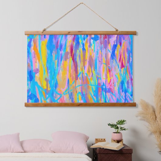 levendige cascade hangend wandkleed (Slaapkamer)