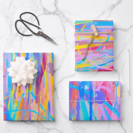 levendige cascade inpakpapier vel (Voorkant)