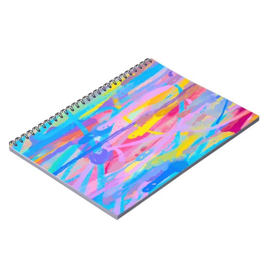 levendige cascade notitieboek (Linkerzijde)