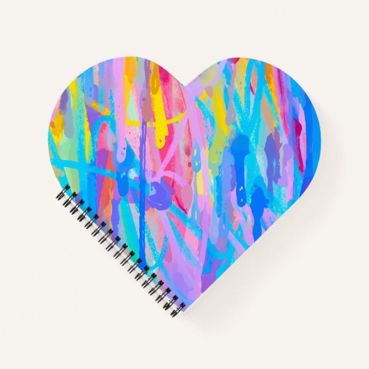 levendige cascade notitieboek (Voorkant)