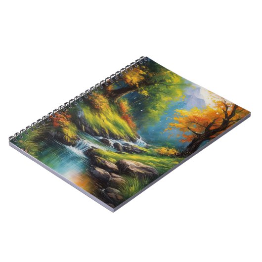 Levendige cascades notitieboek (Linkerzijde)