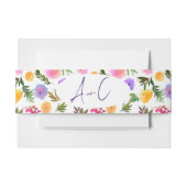 Levendige Casual Magenta Violet Geel Uitnodigingen Wikkel (Voorkant Voorbeeld)