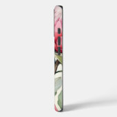 Levendige Cerise Protea Apple iPhone 16 Stoer Hoes (Achterkant / Links)