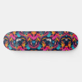 Levendige Chaos Spat Graffiti Persoonlijk Skateboard (Horizontaal)