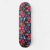 Levendige Chaos Spat Graffiti Persoonlijk Skateboard (Voorkant)