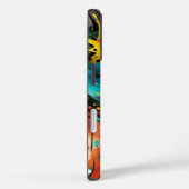 Levendige Chaos Spetter Graffiti Case-Mate iPhone Case (Achterkant / Rechts)