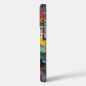 Levendige Chaos Spetter Graffiti Case-Mate iPhone Case (Achterkant / Links)