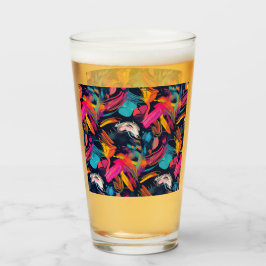 Levendige Chaos Spetter Graffiti Glas