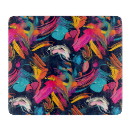 Levendige Chaos Spetter Graffiti Snijplank