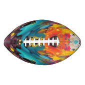 Levendige Chaos Splash Graffiti American Football (Voorkant)