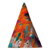 Levendige Chaos Splash Graffiti Feesthoedjes (Rechts)