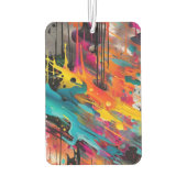 Levendige Chaos Splash Graffiti Luchtverfrisser (Achterkant)