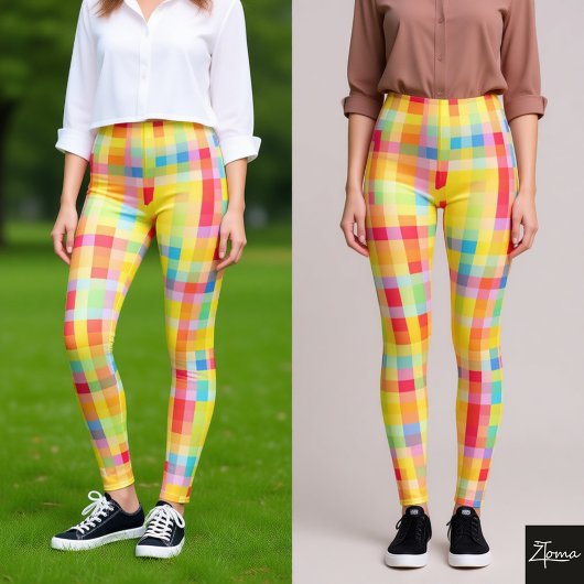 Levendige Checkmate Leggings