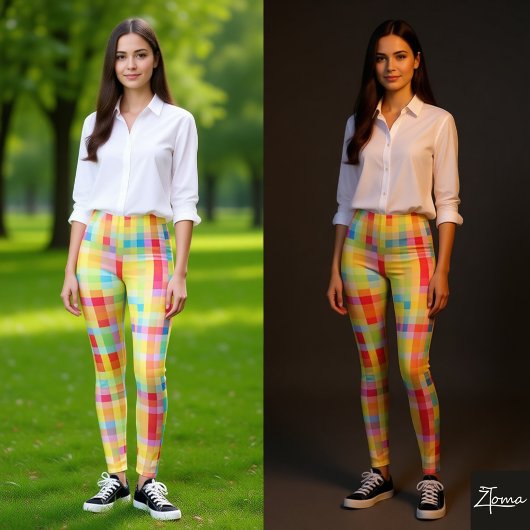 Levendige Checkmate Leggings