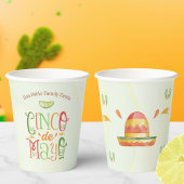 Levendige Cinco de Mayo Fiesta Papieren Bekers