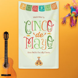 Levendige Cinco de Mayo Fiesta Welkom Spandoek