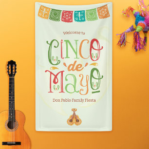 Levendige Cinco de Mayo Fiesta Welkom Spandoek