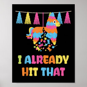 Levendige Cinco de Mayo Piñata_ Ik heb die P al ge Poster