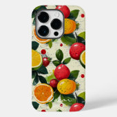 Levendige Citrus en Berry Fruit Design Fresh Look Case-Mate iPhone Case (Achterkant)