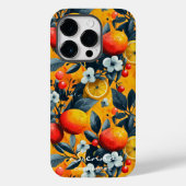 Levendige Citrus en Berry Patroon voor een frisse Case-Mate iPhone Case (Achterkant)