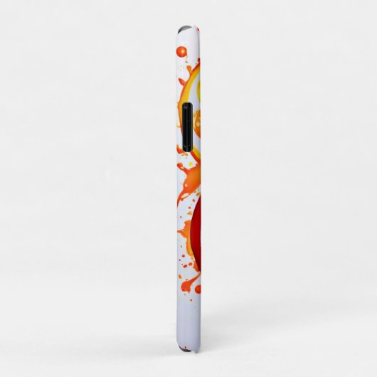 Levendige Citrus Fruit Splash Art Case-Mate iPhone Case (Achterkant/rechts)