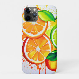 Levendige Citrus Fruit Splash Art Case-Mate iPhone Case