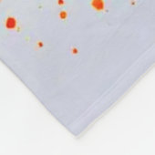 Levendige Citrus Fruit Splash Art Fleece Deken (Hoek)