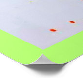 Levendige Citrus Fruit Splash Art Poster (Hoek)