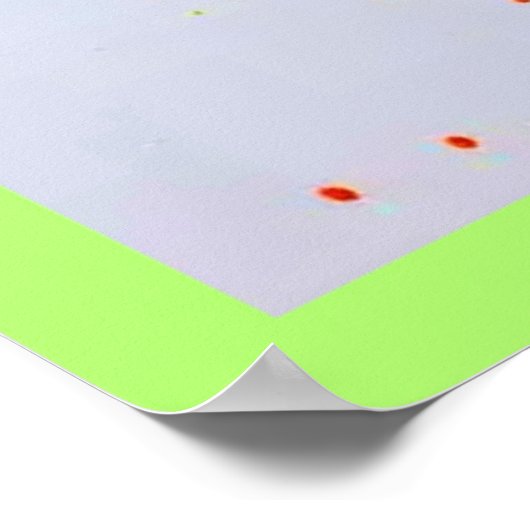 Levendige Citrus Fruit Splash Art Poster (Hoek)