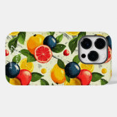 Levendige Citrus Fruit Telefoonhoes met Vette Kleu Case-Mate iPhone Case (Achterkant (horizontaal))