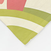 Levendige citrus grapefruit sinaasappel limoenschi fleece deken (Hoek)