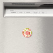Levendige citrus grapefruit sinaasappel limoenschi magneet (Insitu (Vaatwasser))