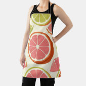 Levendige citrus grapefruit sinaasappel limoenschi schort (Insitu)