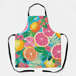 Levendige citrus tuin schort