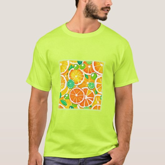 Levendige citrusmedley - verse en sappige plakjes t-shirt (Voorkant)