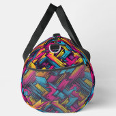 Levendige City Vibes Urban Pop Duffel Bag Plunjezak (Rechts)
