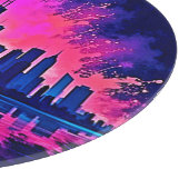 Levendige CitySplash Art Snijplank (Hoek)