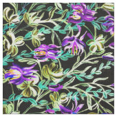 Levendige Columbine Fabric Stof (Close Up)