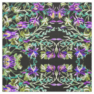Levendige Columbine Fabric Stof